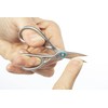 REMOS Nail Scissors with Large Handle Holes & Serrated Edge