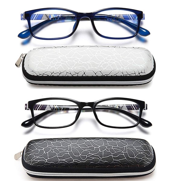 EYEURL Blue Light Blocking Readers for Women - 2 Pair