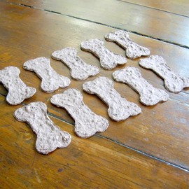 ANLYAWX Dog Sympathy Gift - Plantable Paper Dog Bones for a pet Loss - Canine - Pet Sympathy Memorial Gift Made with Chinese Forget-Me-Not Seeds