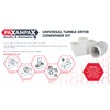 Paxanpax PLD156 Universal Tumble Dryer Internal Condenser Kit, Includes Hose,