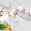 GOOZADA 6 Pack Mini Vase Glass Magnets, Cute Magnetic Fridge