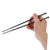 Gatuida 1 Set Stainless Design Chopsticks Set Reusable Non Slip