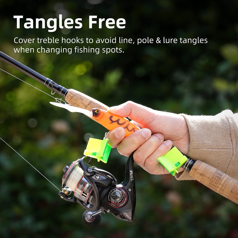 RUNCL Treble Hooks Covers Fishing Hooks Protector Treble Hook Safety