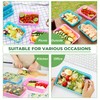 10 Pack 42 oz Meal Prep Containers, Reusable Plastic Food