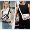 XSDSLS Transparent Shoulder Bag PVC Transparent Bag Waterproof Transparent Crossbody