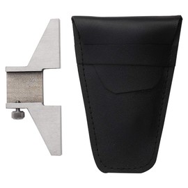 Walfront Steel Caliper Depth Gauge Attachment for Dial and Digital Calipers with Angle Measurement 2.76 x 0.31 x 1.18 in