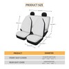 Finagallathe Cute Llama Car Seat Covers Full Set for SUV