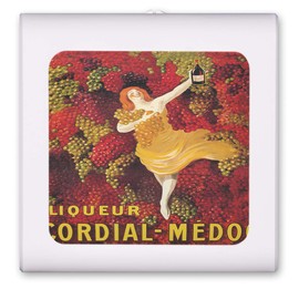 Plug in Dimmable LED Night Light with Dusk to Dawn Auto Sensor, Adjustable Brightness, Warm Light, Auto On-Off Nightlight for Bathroom, Hallway, Nursery, Bedrooms - Liqueur