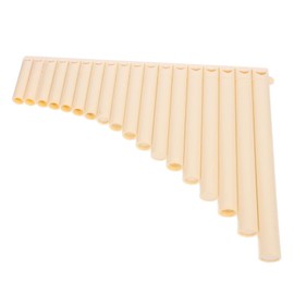 Gatuida 18-Pipe C Key Pan Flute Portable Beginner Panpipe for School Music Education Lightweight Traditional Instrument