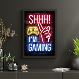 Poster Gamer Wanddekoration – Gamer Poster, Deco Gaming, Wandbild, Deko Schlafzimmer | ohne Rahmen 30 x 40 cm (Poster 3)