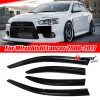 HHENGYISOUL For 08-17 Mitsubishi Lancer Sun Shade Window Visor Weather