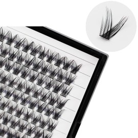 Vayator 10+12mm Mixed/12+14mm Mixed/14+16mm Mixed Professional Makeup Cluster Eyelashes Grafting Eyelash Extension Individual Eyelash (D#10+12mm Mixed)