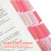 NEWEST 96 Pieces Bible Tabs, Pink Bible Tabs for Women