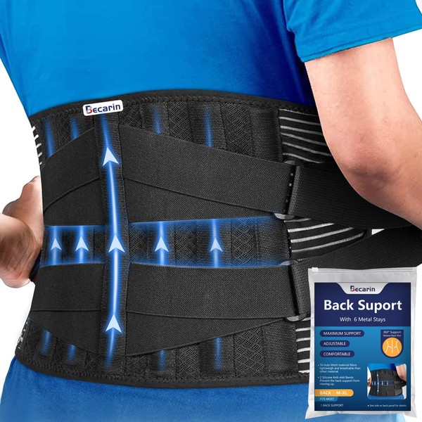 Back Support Belt for Men and Women,Comfortable Lower Back Brace,