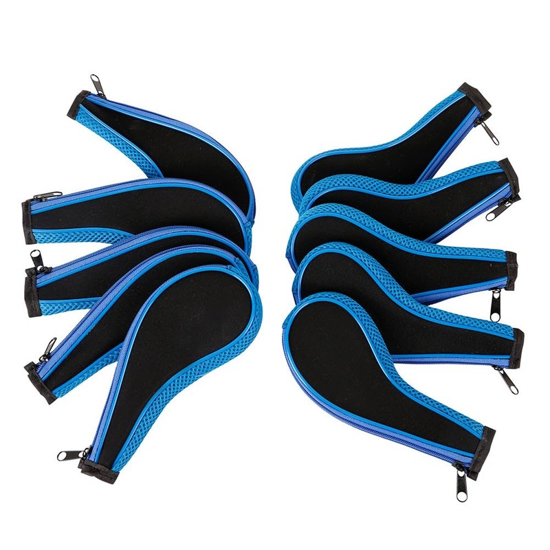 Golf Club Iron Head Covers 10 Piece Set Headcover Shaft