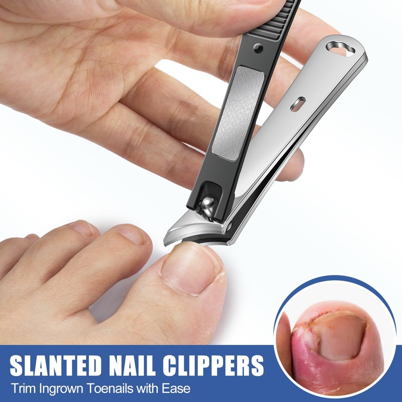 Toenail Clippers for Seniors Thick Toenails, Large Wide Opening Toe