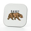 Brown Daddy Bear Coaster Gift for Dad - Father’s Day