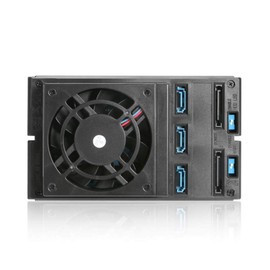 i-Star BPN-DE230HD-SILVER Trayless 2X 5.25 to 3X 3.5 12Gb/s HDD Hot-swap Rack