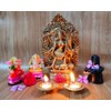 Castel Royale Mix Metal Pooja Decorative Diya, Diwali Gift Item,Metal