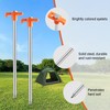 Loccmat 40 Pcs Tent Stakes,9.8 Inch Ground Stakes,Heavy Duty Metal