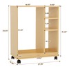 VISWIN Art Cart Organizer, Solid Beechwood Art Supply Storage Organizer