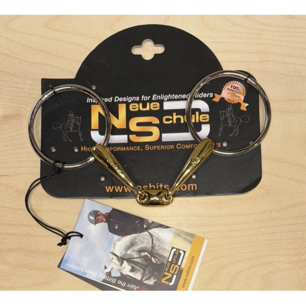 Neue Schule Team Up Salox Double Joint Loose Ring Snaffle
