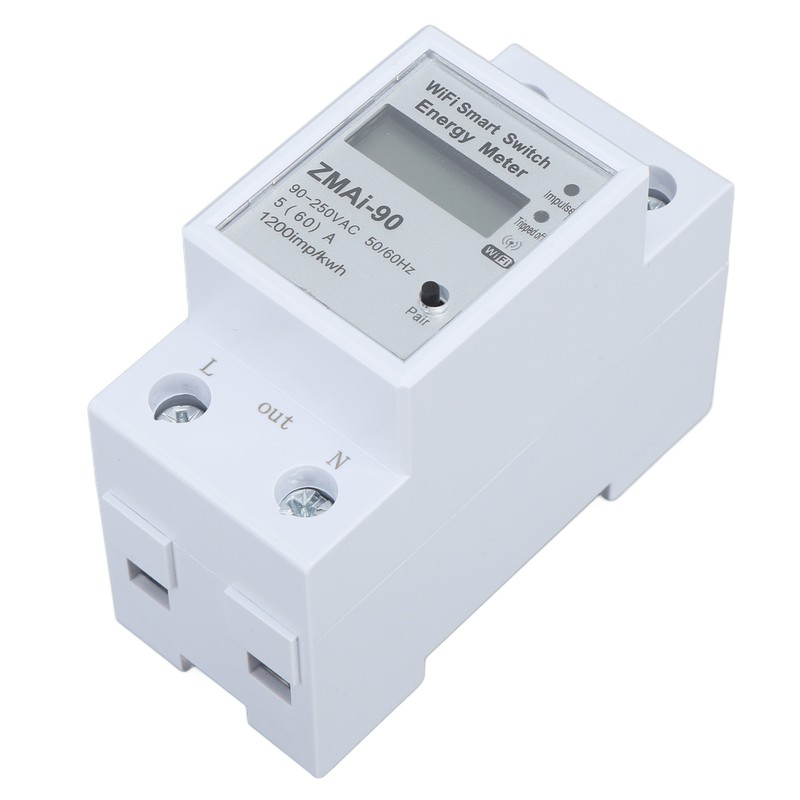Single Phase Energy Meter WiFi Metering Switch Electric Meter APP