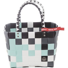 Witzgall 5008-48 Mini Tote Bag, White, Green, Silver Grey, 29 x 22 x 22 cm, Unisex Adult