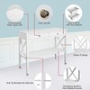 ChooChoo Console Table with Drawers, Narrow Wood Accent Sofa Table