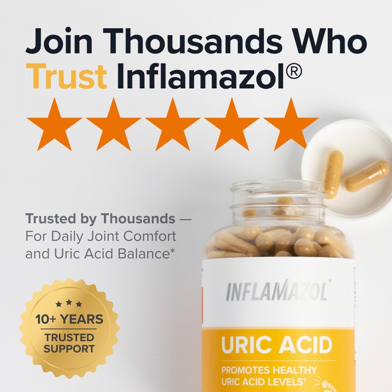 Inflamazol Uric Acid Cleanse – Premium Uric Acid Flush with