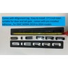 1-PC Sierra Badge Emblem in Glossy Black Finish for GMC