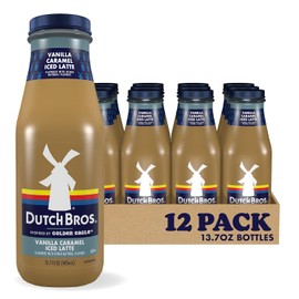 Dutch Bros® Vanilla Caramel Iced Latte, Inspired by Golden Eagle®, 12-13.7 Fl Oz Bottles
