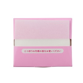 Maegami Senka Banguri Make Paper Economical Pack (80 Sheets (x 1)) Forehead Oil-Absorbing Paper Forehead Smooth Silky Sheet Forehead Powder Paper Shine Prevention Sticky Off Oil Absorber Repair Sticky