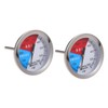 BESPORTBLE 2pcs Kitchen BBQ Thermometer Gauge for Charcoal Grill Smoker