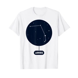 Aries Zodiac Astrological Sign Star Constellations T-Shirt