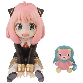 G.E.M. Series SPY×FAMILY Palm-sized Anya-chan, Approx. 2.4 inches (60 mm) & Approx. 0.8 inches (20 mm), PVC Pre-painted Complete Figure