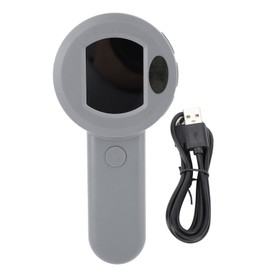 Digital Magnifier 50X with 2 Lighting Modes Handheld 2inch IPS Screen Magnifying Glass for Jewelry Banknote Fabric Appraisal Grey