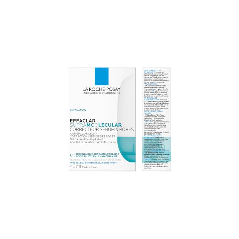 La Roche-Posay Effaclar Supramolecular Corrector para Poros y Sebo 40ml