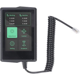 3.5 Inch LCD Touch Panels Handheld Offline Control Screen,Touch Screen for TTS Series Engrave,Sensitive Response, High Accuracy for Twotrees TTS 55 PRO, Color Touch Handheld Offline Controller