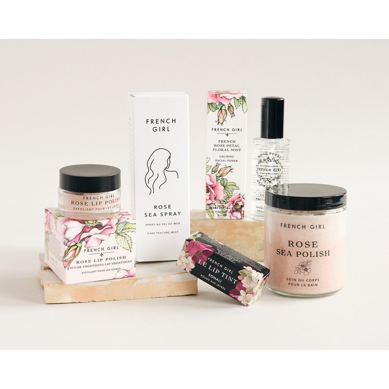 French Girl Rose Lip Scrub - Organic Sugar Scrub For