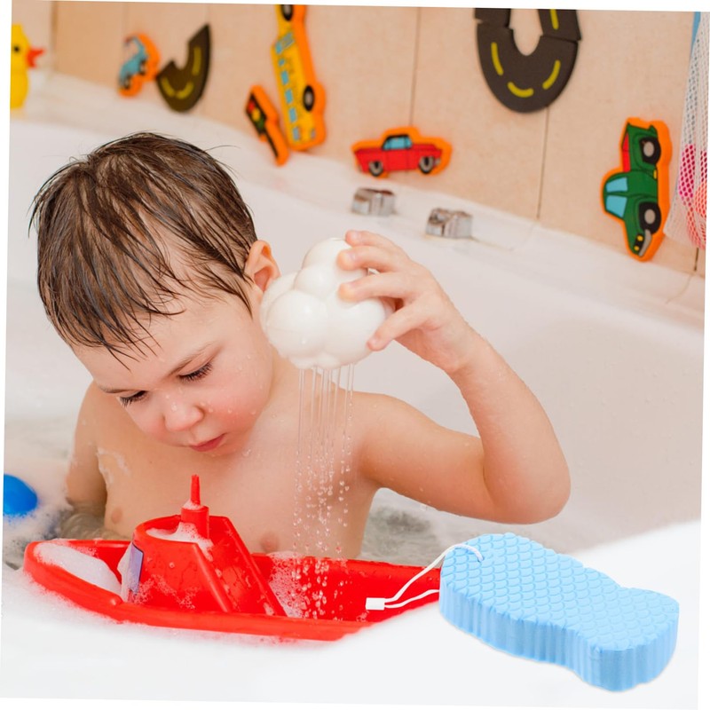 Baluue Soft Bath Sponge for Newborns Boy Girl Boys and