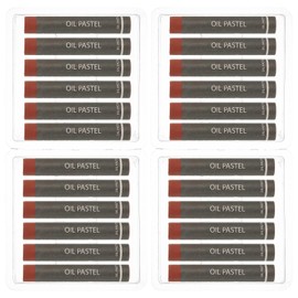 PATIKIL Brown Oil Pastels, 24Pcs Soft Oil Crayons Creamy Pastels Stick Art Supplies for Art Painting Drawing Blending Graffiti for Drawing Beginners Artists