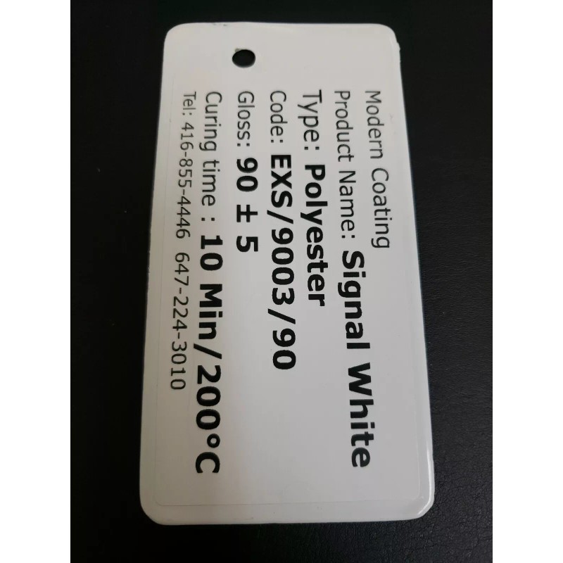 Union Coatings SIGNAL WHITE RAL 9003 Powder Coating Paint /