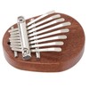 8 Tone Kalimba Thumb Piano C Key Mini Portable Mahogany