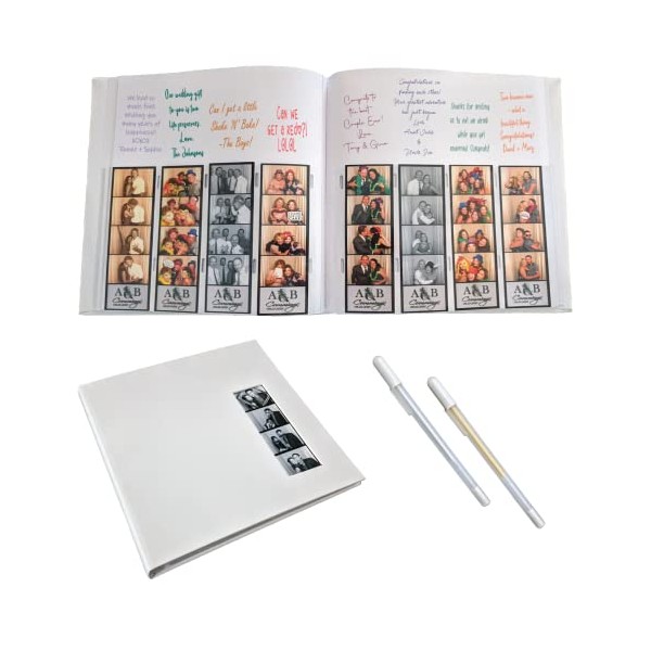 Photo Booth Nook Scrapbook Album with Gel Pens (1 count)
