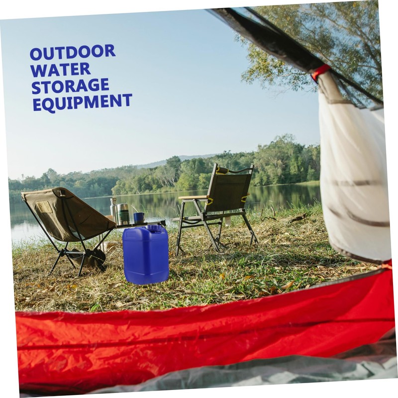 WOONEKY Emergency Water Storage : 5L Collapsible Camping Water Jug