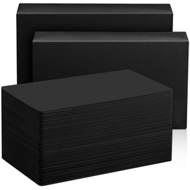 156 Barajas de Cartas de Tarot en Blanco con Estuche, Tamaño de Tarot Estándar 2.76 x 4.72 Pulgadas, Haz Tus Propias Cartas de Tarot de Oráculo para Adultos Niños DIY, Fácil de Escribir (Negro)