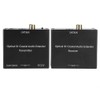 Digital Audio Extender Coaxial and Optical Fiber Converter for Cat5e/6