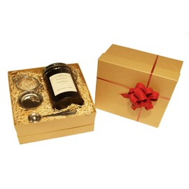Milk Oolong Tea Gift Set 100g Loose Leaf in Caddy Quangzhou with Tea Strainer and Measuring Spoon by TeaCakes of Yorkshire