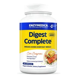 Enzymedica Digestivo Completo Enzimas 90 Capsulas Sin Sabor Veganas